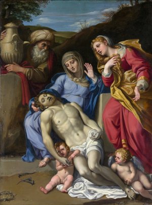 The Lamentation by Domenichino Oil Painting