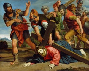 The Way to Calvary by Domenichino Oil Painting