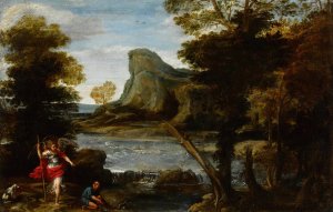 Tobias and the Angel by Domenichino Oil Painting