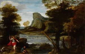 Tobias and the Angel by Domenichino Oil Painting