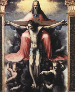 Trinity Detail by Domenico Beccafumi - Oil Painting Reproduction