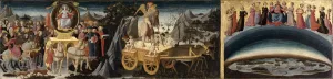 The Triumph of Fame, the Triumph of Time and the Triumph of Eternity by Domenico Di Michelino Oil Painting