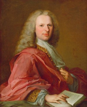 Portrait of Michel de Launey des Isles by Domenico Duprà Oil Painting