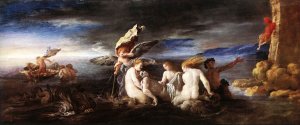Hero and Leander Oil painting by Domenico Fetti