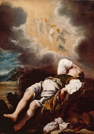 Jacob's Dream by Domenico Fetti Oil Painting