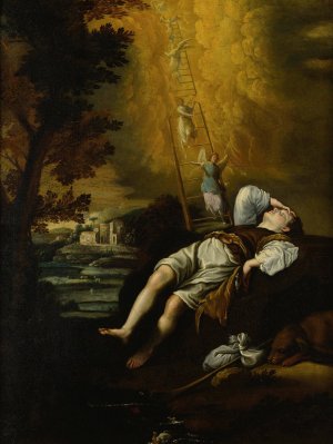 Jacob's Dream by Domenico Fetti Oil Painting