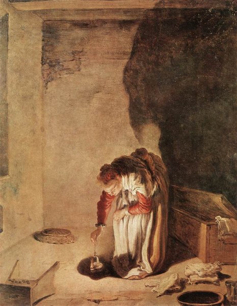 Parable of the Lost Drachma by Domenico Fetti - Hand-Painted Oil Painting Reproduction
