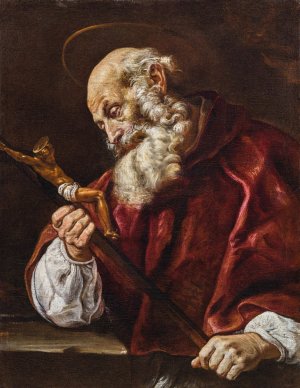 Saint Jerome by Domenico Fetti Oil Painting