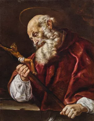 Saint Jerome by Domenico Fetti Oil Painting