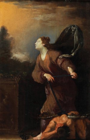 Saint Juliana by Domenico Fetti Oil Painting