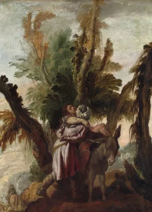 The Good Samaritan by Domenico Fetti Oil Painting