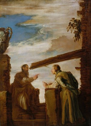The Parable of the Mote and the Beam by Domenico Fetti Oil Painting