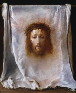 The Veil of Veronica by Domenico Fetti Oil Painting