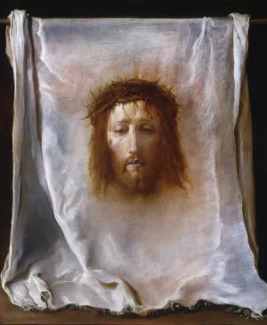 The Veil of Veronica by Domenico Fetti Oil Painting