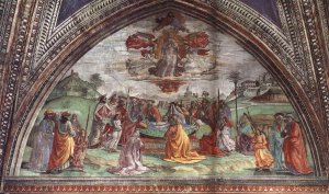 Death and Assumption of the Virgin by Domenico Ghirlandaio Oil Painting