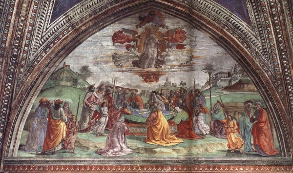 Main Product Photo of Death and Assumption of the Virgin Painting by Domenico Ghirlandaio