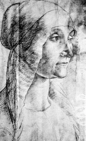 Elderly Woman painting by Domenico Ghirlandaio
