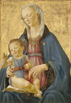 Madonna and Child by Domenico Ghirlandaio Oil Painting