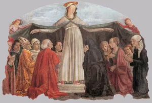 Madonna of Mercy Oil painting by Domenico Ghirlandaio