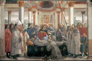 Obsequies of St Francis by Domenico Ghirlandaio Oil Painting