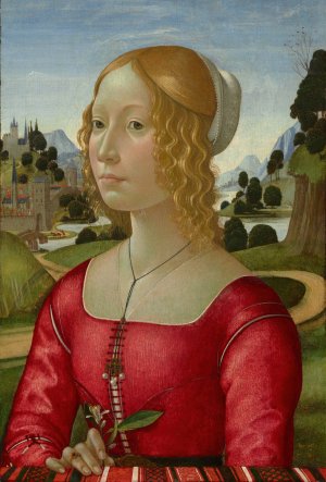 Portrait Of A Lady by Domenico Ghirlandaio Oil Painting