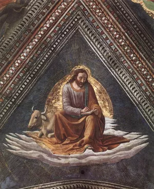 St Luke the Evangelist Oil painting by Domenico Ghirlandaio