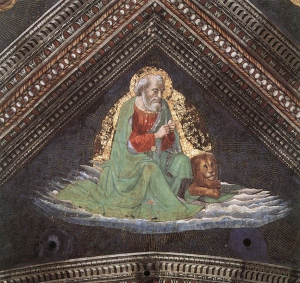 Main Product Photo of St Mark the Evangelist Painting by Domenico Ghirlandaio