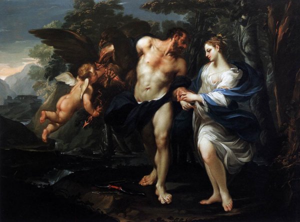 Main Product Photo of Jupiter Bids Ceres Farewell Painting by Domenico Maria Viani