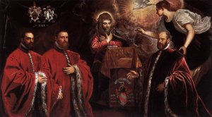 Annunciation and Three Avogadri