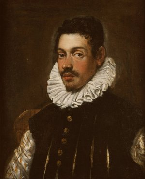 Portrait of a Gentleman by Domenico Tintoretto Oil Painting
