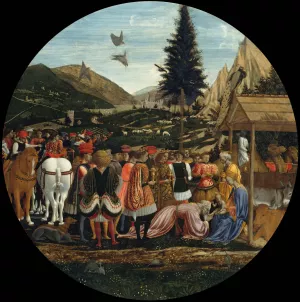 Adoration of the Magi Oil painting by Domenico Veneziano