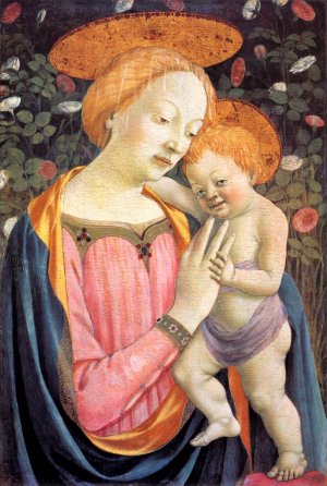 Madonna and Child Oil painting by Domenico Veneziano