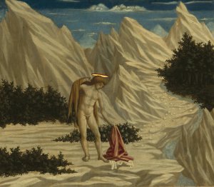 Saint John in the Desert by Domenico Veneziano Oil Painting