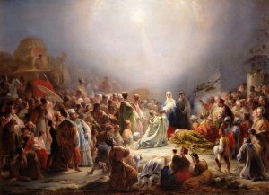 The Adoration Of The Magi by Domingos Sequeira Oil Painting