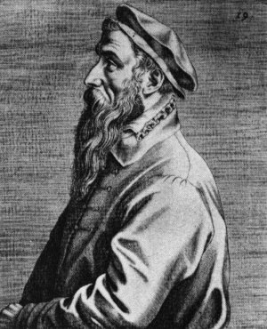 Portrait of Pieter Bruegel the Elder Oil painting by Dominicus Lampsonius