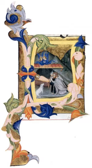 Gradual 1 for San Michele a Murano painting by Don Silvestro Dei Gherarducci