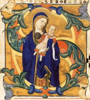 Gradual from Santa Maria degli Angeli Folio 137 painting by Don Silvestro Dei Gherarducci