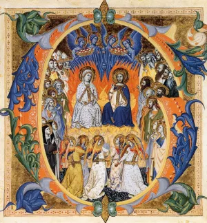 Gradual from Santa Maria degli Angeli Folio 155v painting by Don Silvestro Dei Gherarducci