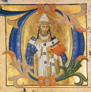 Gradual from Santa Maria degli Angeli Folio 159 by Don Silvestro Dei Gherarducci Oil Painting