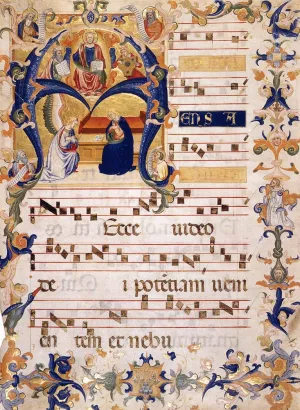 Antiphonary by Don Simone Camaldolese - Oil Painting Reproduction