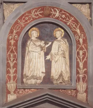 St Cosmas and St Damian by Donatello - Oil Painting Reproduction