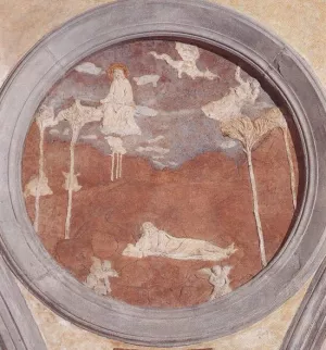 St John on Patmos Oil painting by Donatello