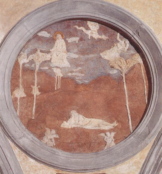Main Product Photo of St John on Patmos Painting by Donatello