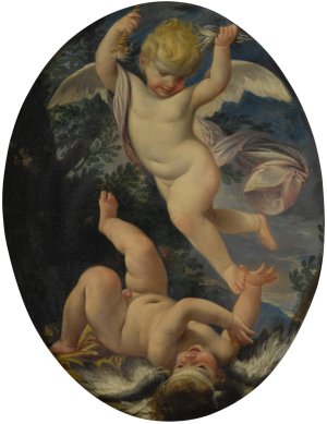 Sacred and Profane Love by Donato Creti Oil Painting