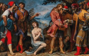 Joseph being sold by his brothers by Donato Mascagni Oil Painting