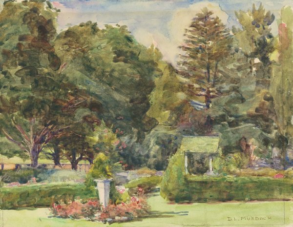 Parmelee Garden  by Dora Louise Murdoch - Hand-Painted Oil Painting Reproduction