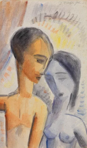 Paar by Dorothea Maetzel-Johannsen Oil Painting