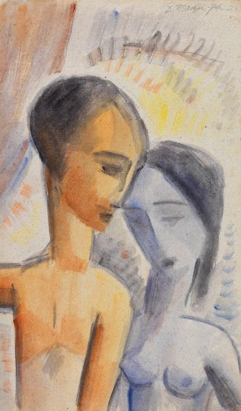 Paar  by Dorothea Maetzel-Johannsen - Hand-Painted Oil Painting Reproduction
