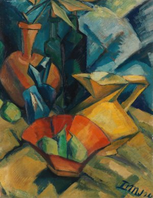Stillleben mit Krug by Dorothea Maetzel-Johannsen Oil Painting