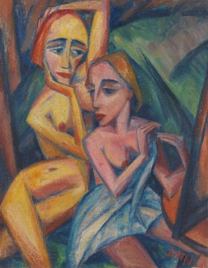 uberredung Oil painting by Dorothea Maetzel-Johannsen